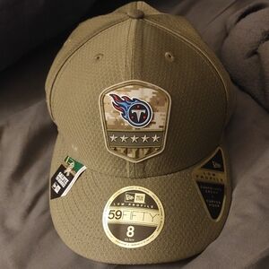 New Era Green Game Cap with Tennessee Titans Logo